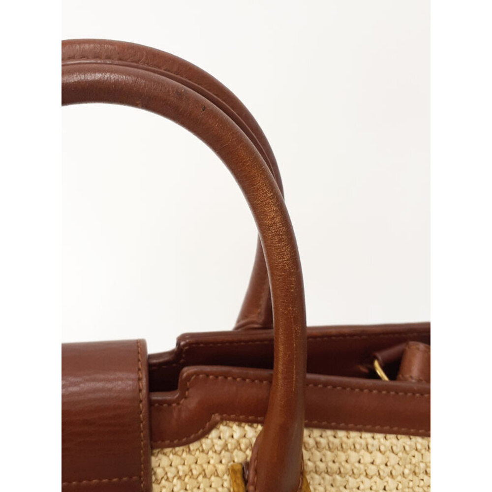 SAINT LAURENT PARIS Cabas 2WAY Leather Handbag - Picture 7 of 9